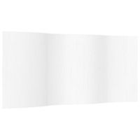 biombo divisor de bambu blanco ancho 400 cm alto 165 cm vidaxl
