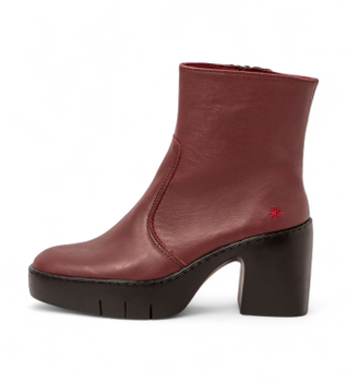 Art para mujer. 116561167003_008 Botines de Piel 1656 Sofia granate (37), 5 a 8cm, Cremallera, Casual