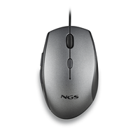 raton ngs moth gray optico 1600dpi usb-c gris ergonomico