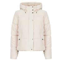 jdy abrigo de plumas jdyvita cord short hood puffer para mujer