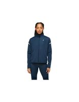 chaqueta de running asics lite-show w blue