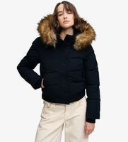 superdry para mujer w5011785a chaqueta bomber everest marino xs casual poliester