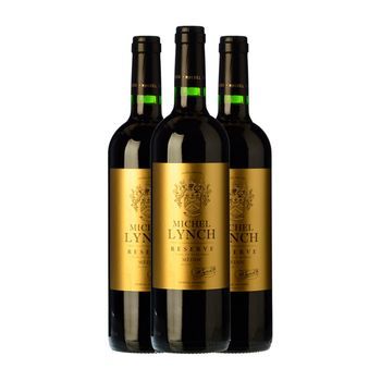 Michel Lynch Vino Tinto Rouge Bordeaux Reserva 75 Cl 13.5% Vol. (pack De 3 Unidades)