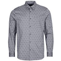 guess camisa manga larga 4g jacquard shirt para hombre