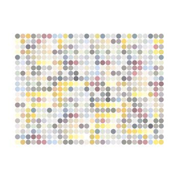 Papel Pintado 3d - Colored Polka Dots (300x231 Cm)