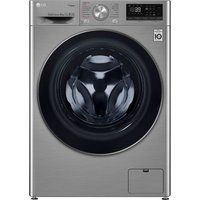 lg turbowash with ai dd v7 f4v709sts wifi-enabled 9 kg 1400 spin washing machine - graphite graphite