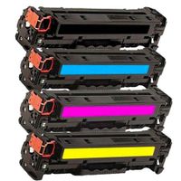 compatible multipack hp colour laserjet pro mfp m476dw printer toner cartridges 4 pack -cf380a