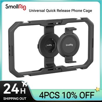 SmallRig Jaula universal para teléfono móvil de liberación rápida MagSafe para iPhone 17 Pro / 17 Pro Max Soporte para teléfonos Android