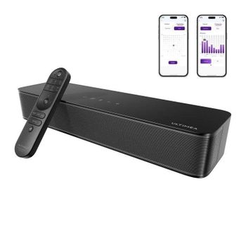 Ultimea Poseidon M20 Barra de Sonido 2.1 Canales con Subwoofer Incorporado y Control de App 120W