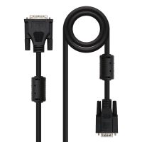 cable dvi a vga nanocable 5 metros con conectores macho