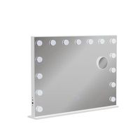 espejo de tocador  greta 58 x 47 cm con iluminacion led vicco
