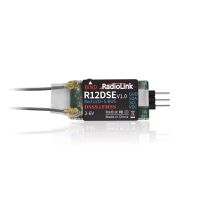 radiolink r12dse 24ghz 12ch sbusppm dsss y fhss telemetria integrada en tiempo real receptor rc mini de doble antena s