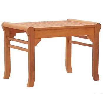 Banco De Jardín Madera Maciza De Eucalipto 64 Cm Vidaxl
