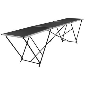 Mesa Para Empapelar Plegable De Mdf Y Aluminio 300x60x78 Cm