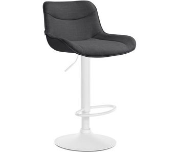 Taburete de bar vonore en tela gris oscuro 51x49x85 cm