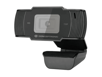 WEBCAM FHD CONCEPTRONIC AMDIS 720P USB 3.6MM 30 FPS ANGULO VISION 68Âº MICROFONO INTEGRADO