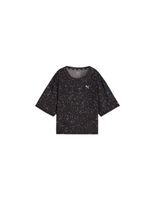 camiseta de fitness puma train favorite aop crop mujer