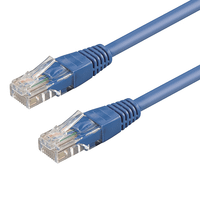 wp cat 6 u-utp patch cable length 2 m awg 267 cu color blue