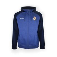sudadera real madrid nino hoodie azul con capucha