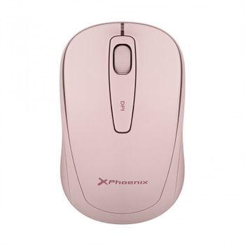 Phoenix M250 Ratón Inalámbrico 1600 DPI Rosa