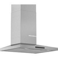 bosch serie 4 dwq66dm50b chimney cooker hood - stainless steel stainless steel