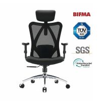 silla de oficina ergonomica sihoo m18 soporte lumbar ajustable malla transpirable negro
