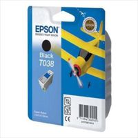 epson t038 t038140 black original ink cartridge airplane