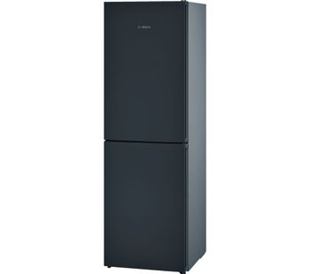 BOSCH Serie 4 KGN34VB35G 50/50 Fridge Freezer - Black, Black