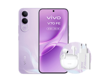 vivo Bundle V70 FE, Muse Purple, 256GB, 8GB RAM, 6.83