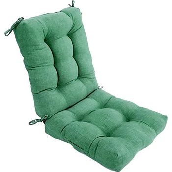 REINO MANSIDI 1 und Cojines 90x45x10cm con Respaldo para Sillas de Terraza Verde - Cómodos y Llamativos,Es adecuado para salones, balcones,jardines y exteriores.