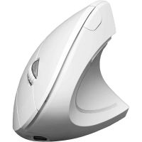 subblim glide vertical ergo dual raton vertical ergonomico inalambrico para diestros 1600 dpi blanco