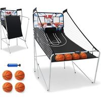mini canasta baloncesto habitacion juego de baloncesto de doble tiro costway 90 x 90 x 141 cm