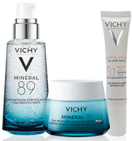 rutina vichy mineral 89 protocolo hidratacion
