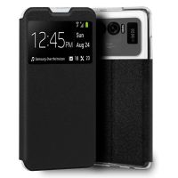 cool funda flip cover liso negro para xiaomi mi 11 ultra