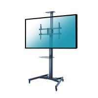 kimex soporte de suelo para pantalla tv 37-75 altura 120-160cm vesa 600x400 max 50kg