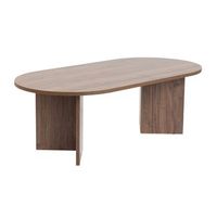 mesa de centro mindanao wellhome acabado nogal 119x60x40cm