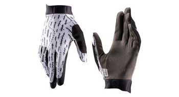 Leatt 1 0 gripr guantes largos blanco negro
