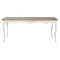 mesa de comedor extensible de mango de 180 a 220 cm