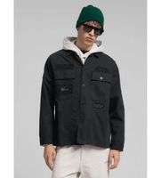 replay para hombre m8445b00085172 chaqueta regular fit con parches negro m casual algodon