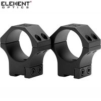 element optics xt monturas 2pc 30mm media 9-11mm dovetail