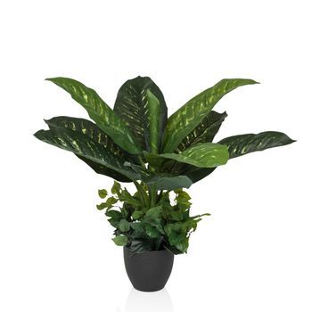 Planta Artificial Dieffenbachia Verde Hjh Office