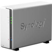 synology ds120j disk station server nas drive - 4 tb 1 bay white white