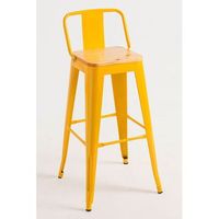 taburete torix respaldo madera natural 95 cm de madera 954141 cm - amarillo