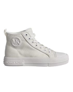 de MICHAEL KORS SNEAKERS ALTAS EVY DE LONA 43R4EYFS4D PARA MUJER BLANCO