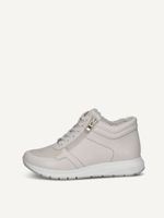 caprice bootie white made of leather and synthetic without heel size 41