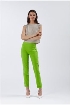 pantalón pitillo elástico mint