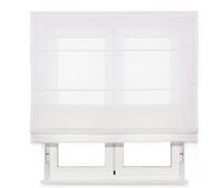estor plegable con varillas basico traslucido liso blanco roto 120 x 175
