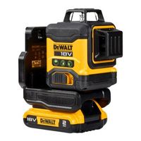 dewalt dcle34031d1-qw nivel laser autonivelante verde de 3 lineas 360 18v xr