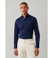 hackett london para hombre hm3010764 camisa ess stretch pop marino m casual algodon clasico manga larga