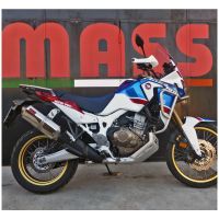 silenciador de escape honda crf 1000 africa twin e3 mass prisma